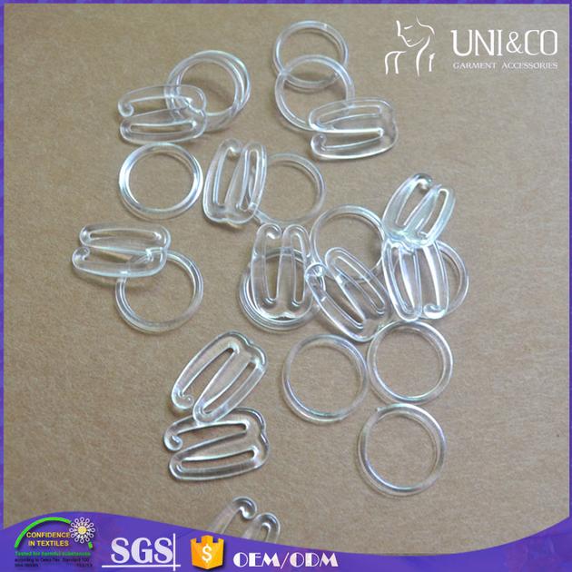Factory direct sale plastic bra ring,slider,hook adjuster