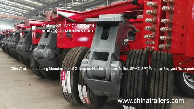 EmilyChinaTrailers Hydraulic Nicolas Type Modular Trailer