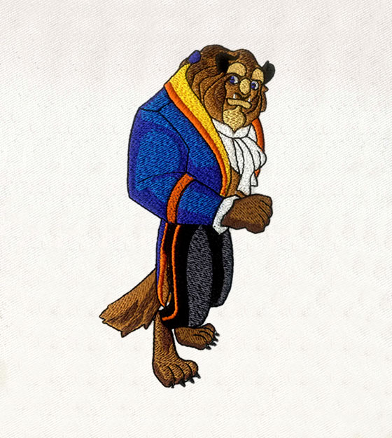 BEAUTY AND THE BEAST PRINCE EMBROIDERY DESIGN