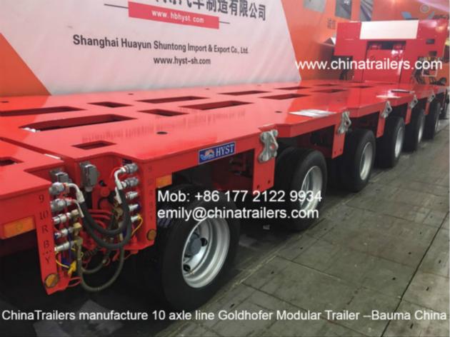Emily ChinaTrailers Goldhofer Type Multi Axle