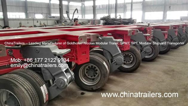 EmilyChinaTrailers Hydraulic Nicolas Type Modular Trailer