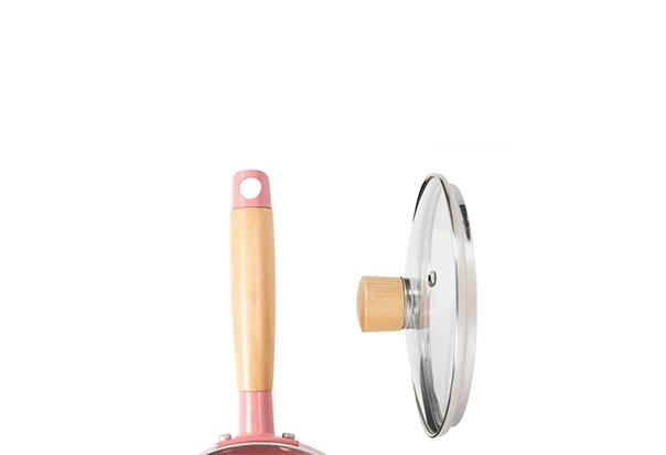 Pink Saucepan With Pour Spout