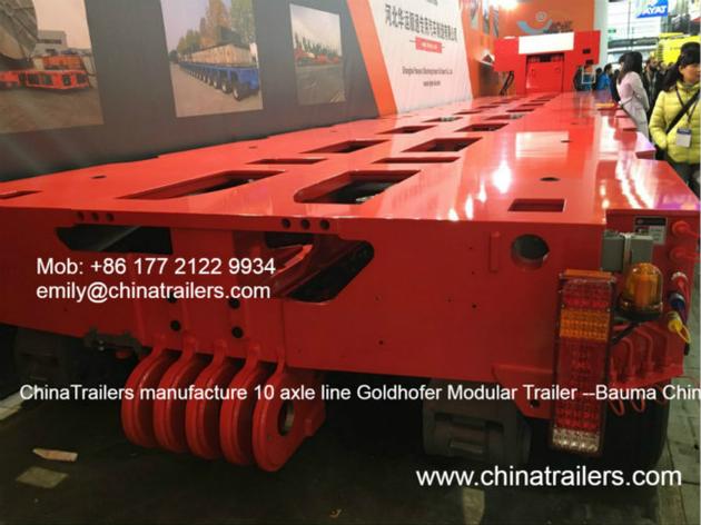 Emily ChinaTrailers Goldhofer Modular Trailer