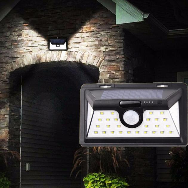 34 Outdoor LED Solar Motion Sensor