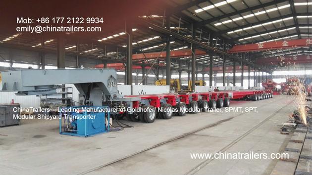 EmilyChinaTrailers Heavy Duty Nicolas Hydraulic Modular