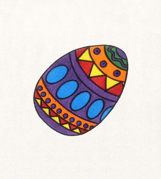 BEAUTIFULLY DECORATED EASTER EGG EMBROIDERY DESIGN