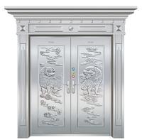 Stainless steel doors 