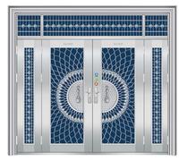 Stainless steel doors 