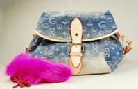 PIONA Denim Blue Jeans Fashion Bag