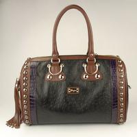 GRACIE Genuine Ostrich Leather Bag