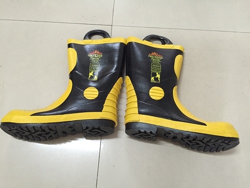 EN Fireproof Fireman Safety Rubber Boots