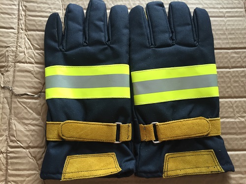EN Standard Fireman Protective Working Gloves