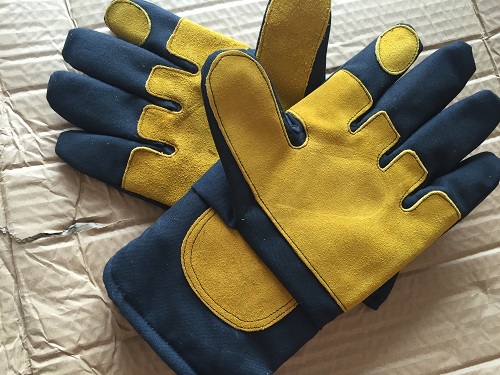 EN Standard Fireman Protective Working Gloves