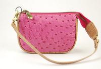 MINI LV Ostrich Leather Purse