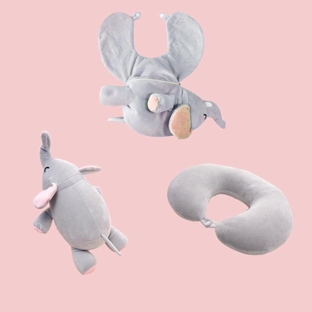 Travel U Pillow Cute Animal Pillow Foam Particle U Shaped Pillow Kawayi Neck Pillows Neck Cervical F