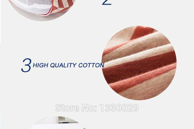 Striped U Shape Neck Pillow Bamboo