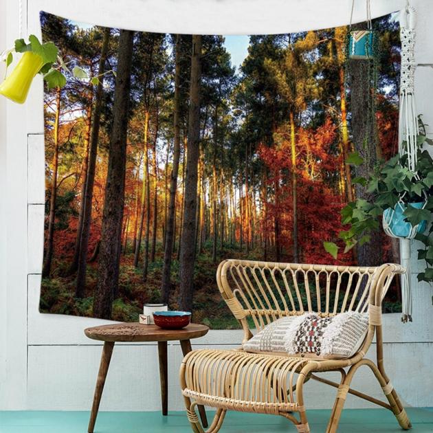 Forest Beautiful Scenery Sunbathe Beach Towel