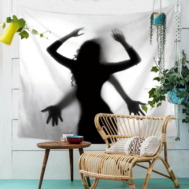 Polyester Creativity Sexy Shadow Pattern Wall