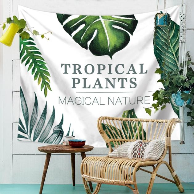 Hot Sale Tropical Plant Pattern Wall