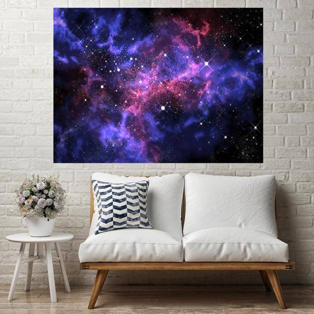 Galaxy Hanging Wall Tapestry Hippie Retro Home Decor Yoga Beach Towel Picnic Throw Rug Blanket Campi