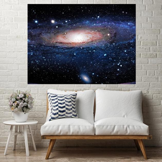Galaxy Hanging Wall Tapestry Hippie Retro