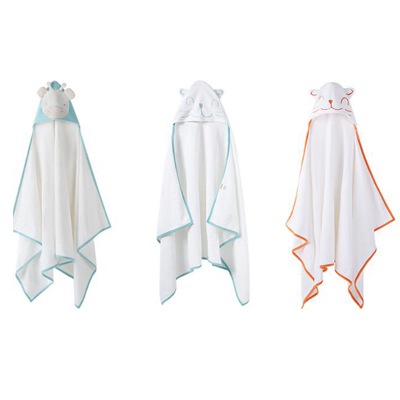 Pureborn Baby bath Towel newborn  children hooded animal cartoon blankets absorbent bath towel for c
