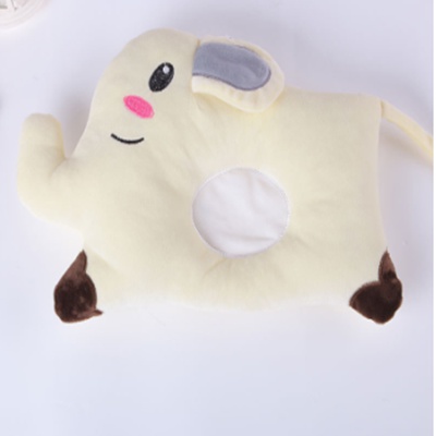 Small Custom Organic Cotton Anti Roll  Sleep Nursing Memory Foam Flat Head  Shape Support Baby Pillo