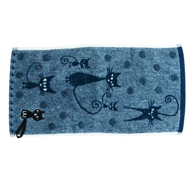 Kitten Pattern Printed Cotton Children Towel