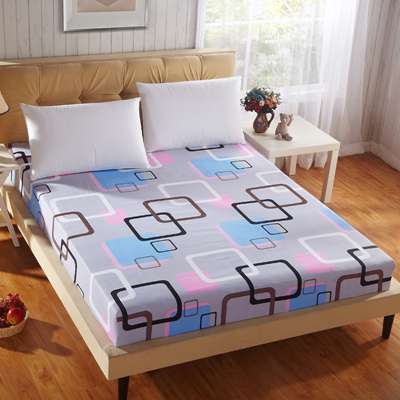 1pc 100 Polyester Fitted Sheet Mattress