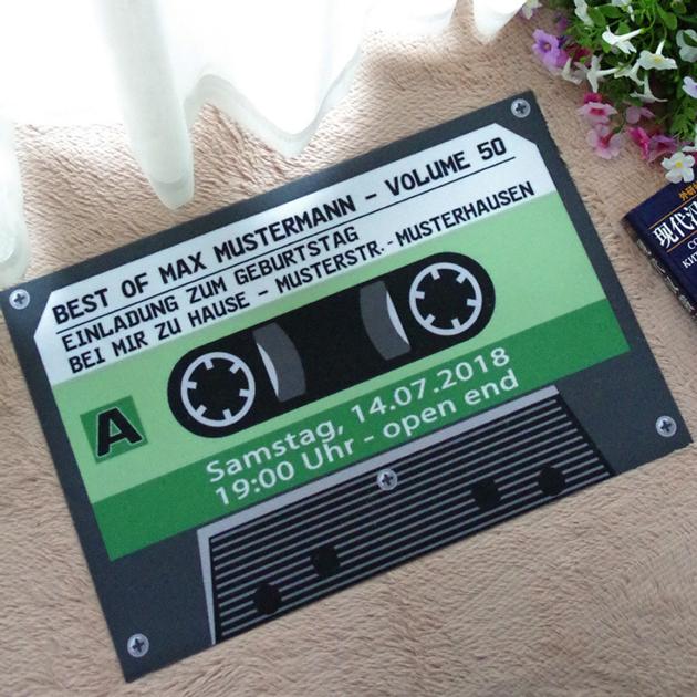 Anti Slip Doormat Magnetic Casset Tape