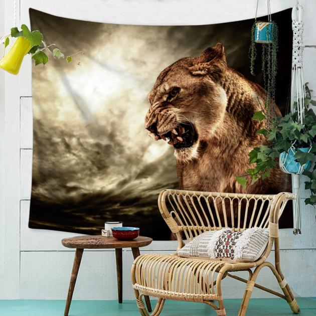 3D Wild Tiger Series Pattern Polyester