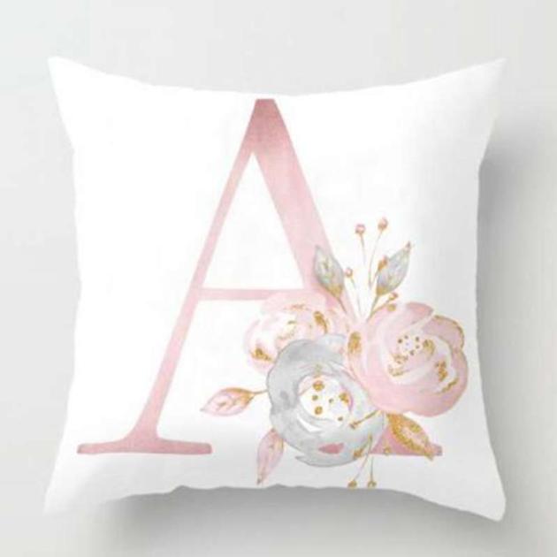 Kids Room Decoration Letter Pillow English  Alphabet Children Plush Fabric Almofada Cushion For Birt