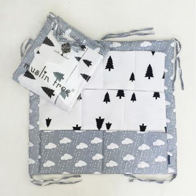 Muslin Tree Bed Hanging Storage Bag Baby Cot Bed Brand Baby Cotton Crib Organizer 60*50cm Toy Diaper