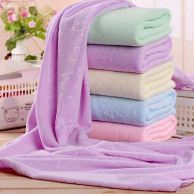 DIDIHOU Nano Ultrafine Fiber Quick-dry Towel Bear Cartoon Microfiber Absorbent Beach Bath Towels Kit