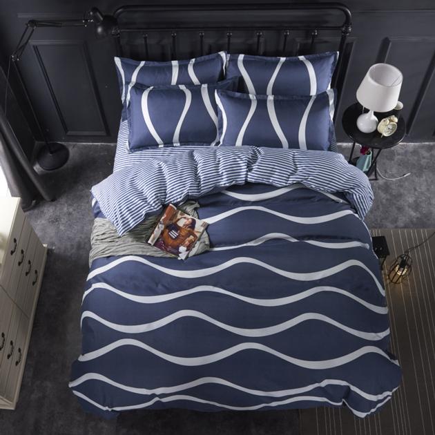 Black White Grey Classic Bedding Set