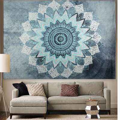 Indian Mandala Tapestry Wall Hanging Sandy Beach Throw Rug Blanket Camping Tent Travel Mattress Bohe