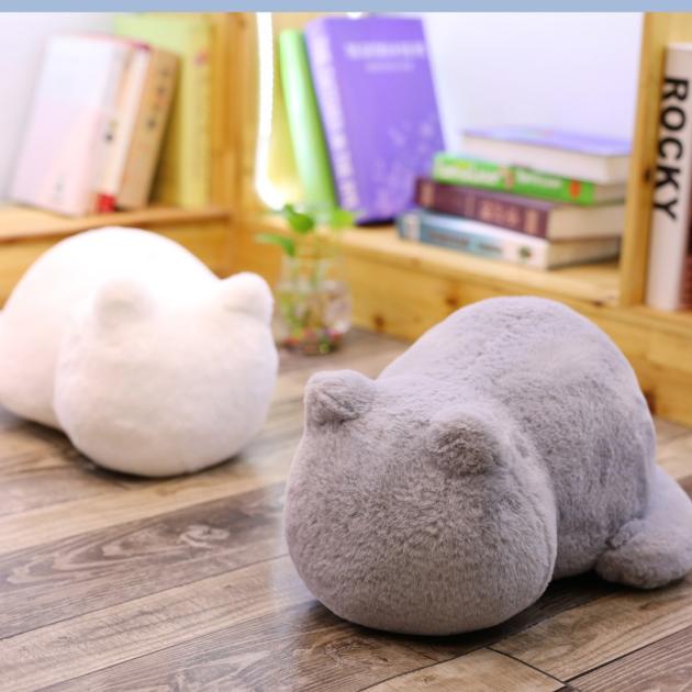 Cat Plush Cushion Back Shadow Cat