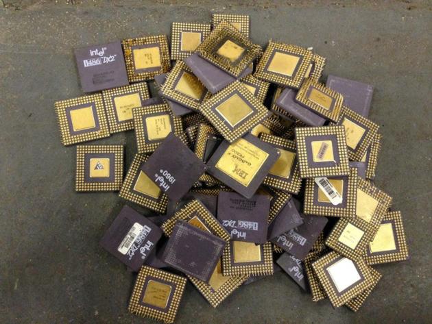 Ceramic CPU Scrap / Processors/ Chips Gold Recovery, Motherboard Scrap, Ram Scrap etc