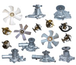 Water pump / Cooling fan / Thermostats - Cooling parts - Engine parts