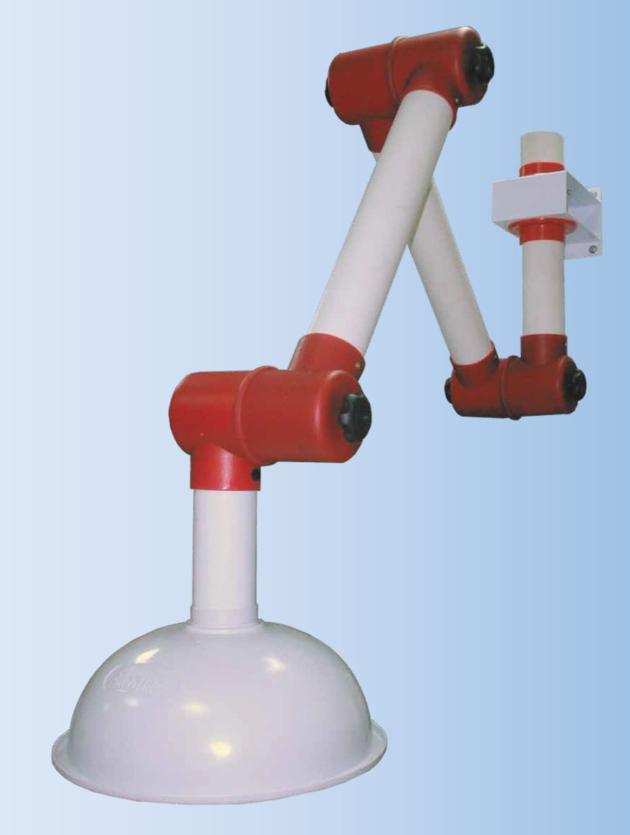 3Inch Wall Mounted Extraction Arm Hood