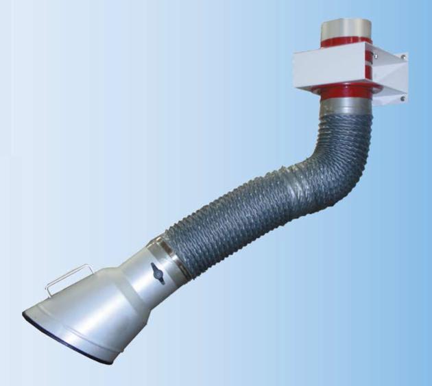 6Inch Simple Wall Mounted Extraction Arm Hood