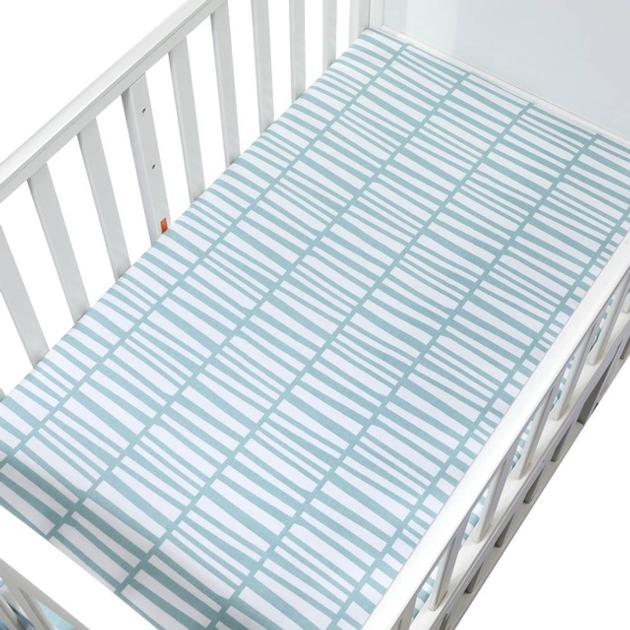 100 Cotton Bed Sheet Crib Fitted