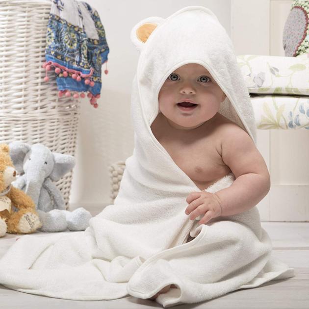 Organic Bamboo Baby Bath Towel Newborn