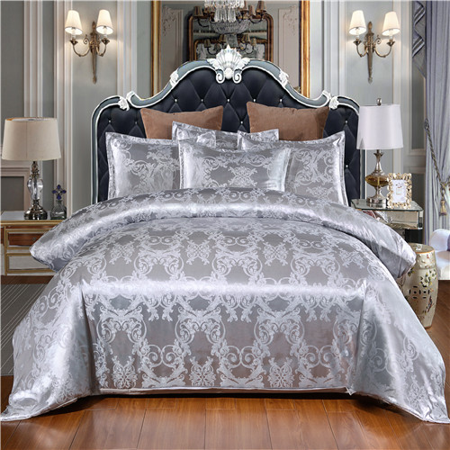 Luxury Bedding Sets Jacquard Queen/King Size Duvet Cover Set wedding Bedclothes