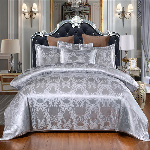 Luxury Bedding Sets Jacquard Queen King Size Duvet Cover Set