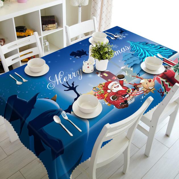 Christmas Table Cloth Kitchen Dining Table