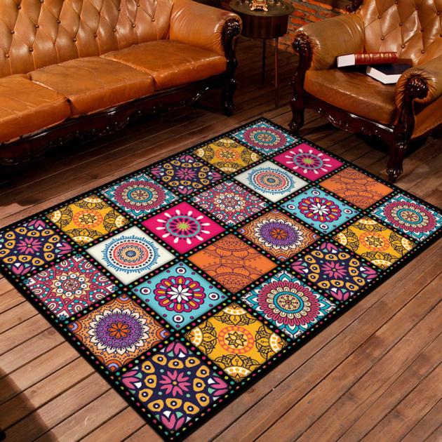 Modern Home Mat Room Area Rug Floor Carpet For Living Room Bedroom Large Trellis Unit Price $ 1.39