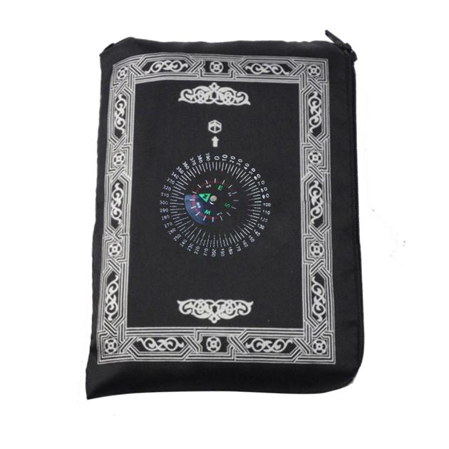 Muslim Prayer Rug Polyester Portable Braided