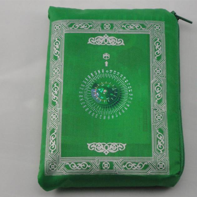 Muslim Prayer Rug Polyester Portable Braided