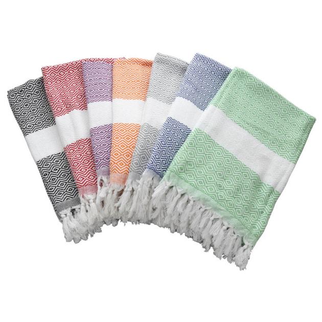 Oversized Turkish Bath Towel With Tassel